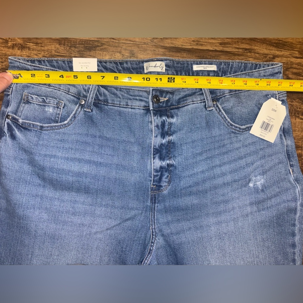 Wonderly Cropped Straight Jeans Size 22W - Picture 5 of 11